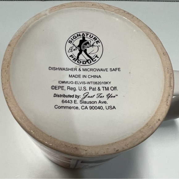 Vintage Elvis Presley Coffee Mug Cup Always The Original Signature Product - Picture 3 of 3